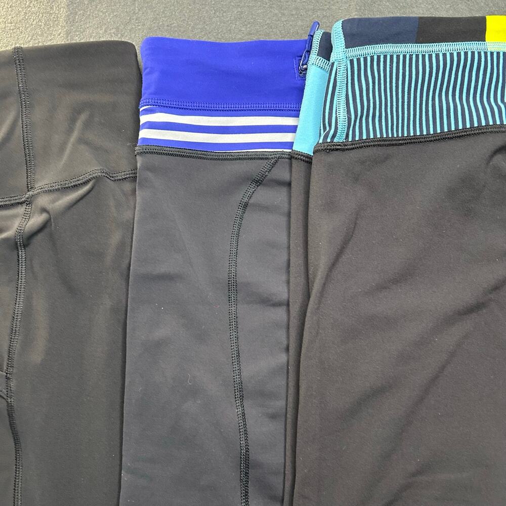 3 Lululemon capri leggings Bundle Lot Size 4 workout athletic 3/4 length - Picture 3 of 7